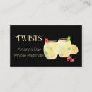 Search for mixed drinks business cards Alcohol
