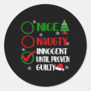 Search for naughty but nice stickers Winter