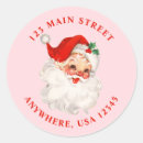Search for santa labels Retro
