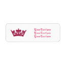Search for royal baby shower return address labels Crown
