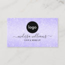 Search for purple glitter business cards Sparkle