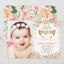 Search for peach and cream birthday invitations For kids