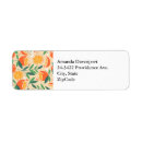 Search for citrus return address labels Illustration