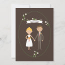Search for brunette bride invitations Illustration