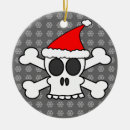 Search for punk rock christmas tree decorations Skull
