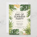 Search for end of summer party invitations Fun