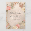 Search for hand painted wedding invitations Roses