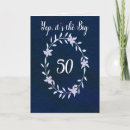 Search for 50th big birthday cards For her