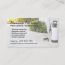 Search for exterminate business cards Pest control