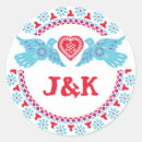 Search for red birds stickers Lovebirds
