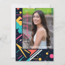 Search for girly graduation invitations Colourful