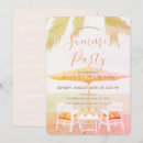Search for beach umbrella invitations Palm tree