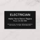 Search for general electric business cards Electrician