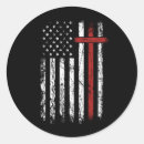 Search for crossed flags stickers Christian