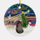 Search for bengal cat christmas tree decorations Cats