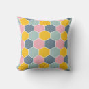 Search for honeycomb pattern cushions Colourful