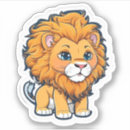 Search for tiger king stickers Lion