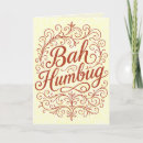 Search for bah humbug christmas cards Sarcastic