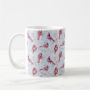 Search for winter birds mugs Blue