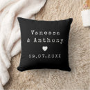 Search for valentines day throw cushions Newlyweds