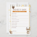 Search for wishes for baby shower Woodland