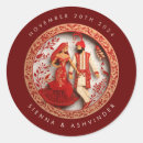 Search for indian hindu wedding stickers Red
