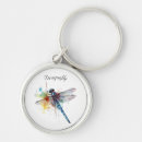 Search for dragonfly key rings Watercolor