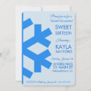 Search for snowflake sweet 16 invitations Winter sweet sixteen