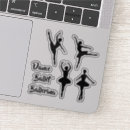 Search for ballerina silhouette stickers For her