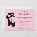 Search for ballet recital invitations Slippers