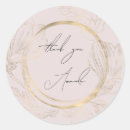 Search for gold thankyou stickers Floral