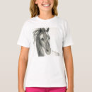 Search for horse girls tshirts White