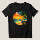 Search for tropical womens tshirts Ocean sunset