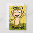Search for happy monkey invitations Banana
