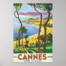 Search for cannes vintage travel posters Beach