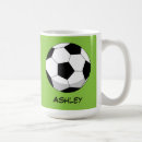 Search for soccer ball mugs Black and white