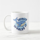 Search for funny whale pun mugs Fish