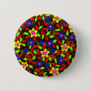 Search for black floral pattern badges Girly
