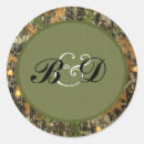 Search for hunting wedding stickers Rustic