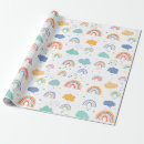 Search for clouds wrapping paper Colourful