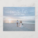 Search for beach wedding save the date postcards Boho