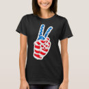 Search for hand peace sign tshirts Usa flag