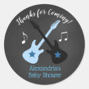 Search for rock star birthday party stickers Music