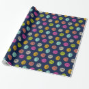 Search for rainbow dots wrapping paper Bright