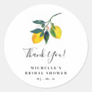 Search for tropical bridal shower stickers Thank you