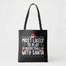 Search for santa tote bags Xmas