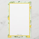 Search for lemon stationery paper Floral