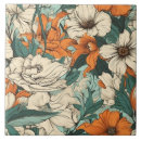 Search for orange and white tiles Vintage