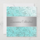 Search for teal quinceanera invitations Party