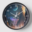 Search for futuristic clocks Science fiction